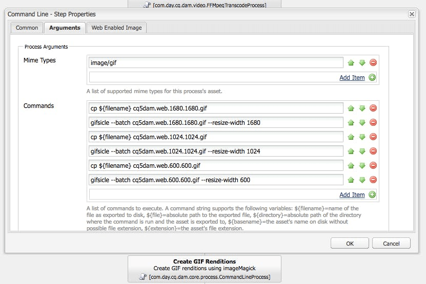 workflow settings