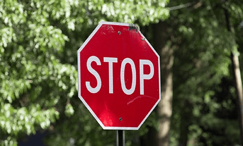 stop sign