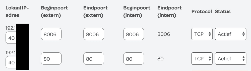 port forwarding