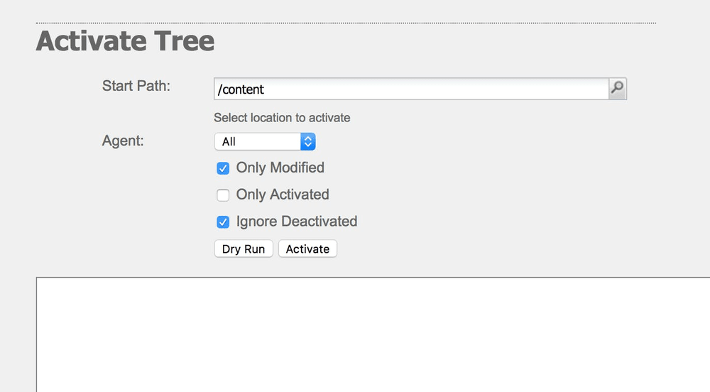 activate tree screen